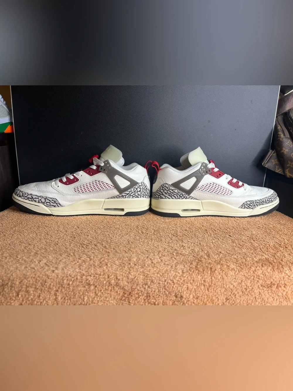 Jordan Spizike Low Sail Sneaker Trainer Leather Men’s Size 11.5 FQ1759-116 Nike